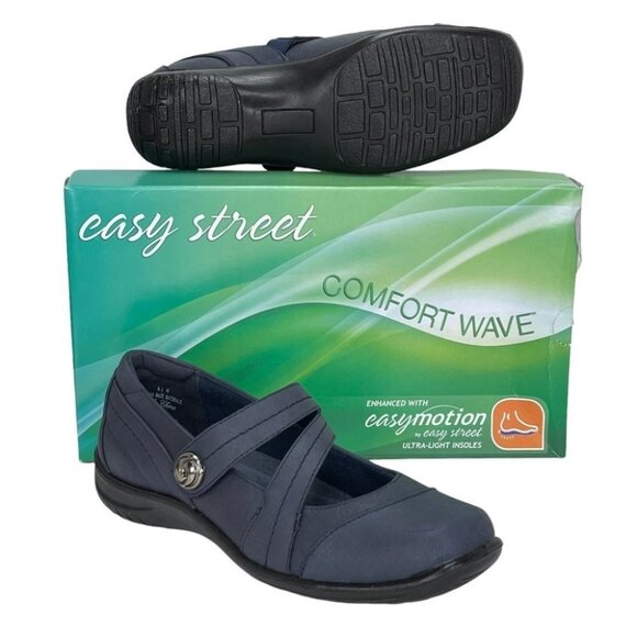 Easy Street Mary Navy Womens Loafers Size 6.5N - Picture 9 of 9